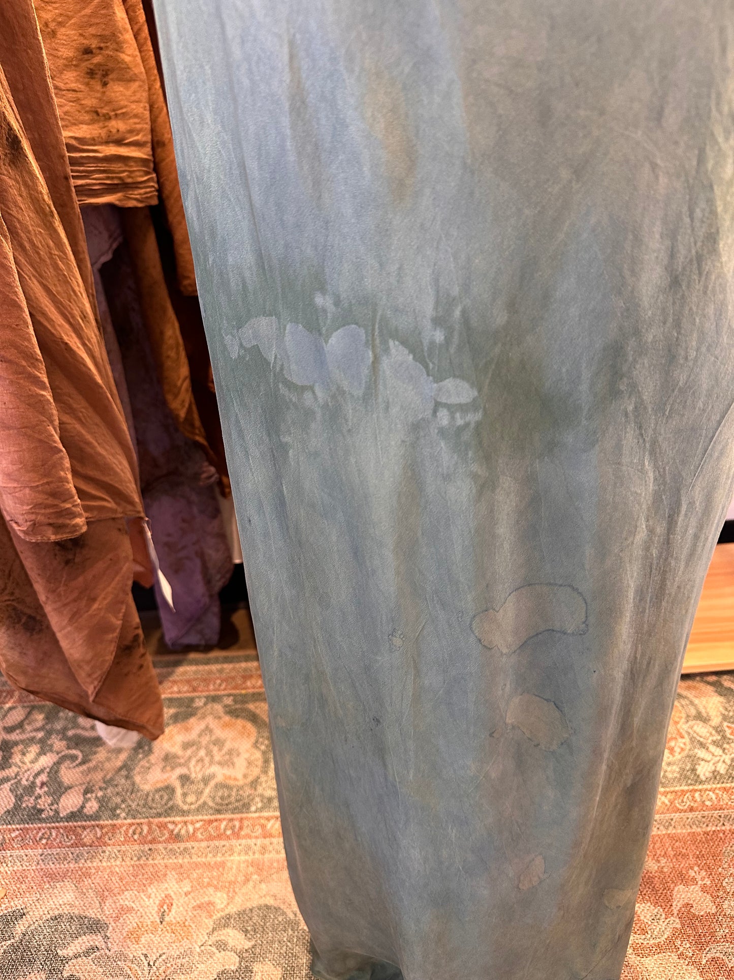 Silk slip dress - water goddess