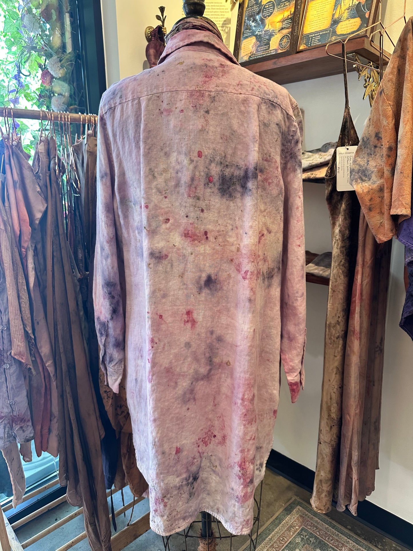 Linen shirt dress - Into the bloom