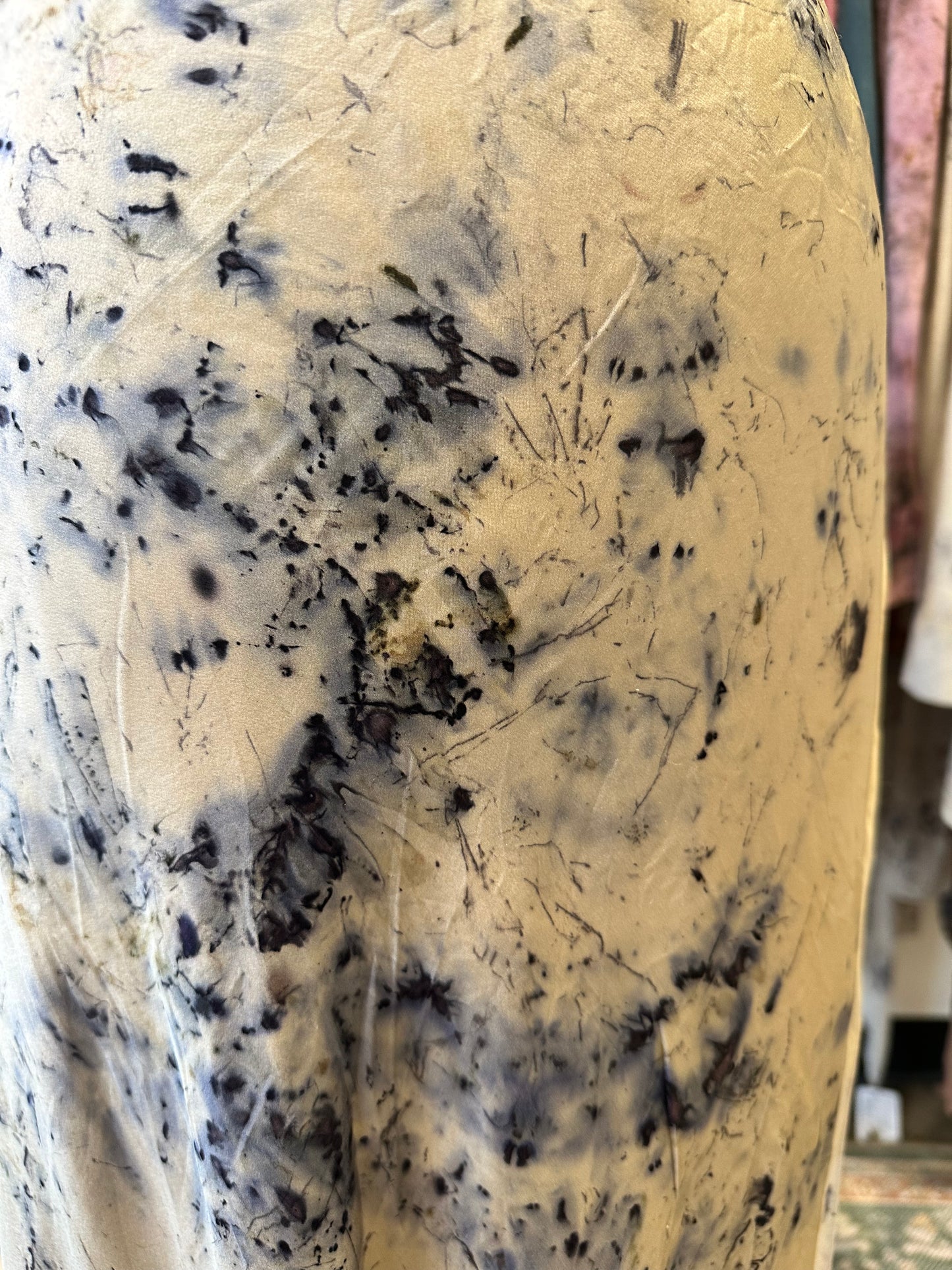 Silk skirt - rose magic