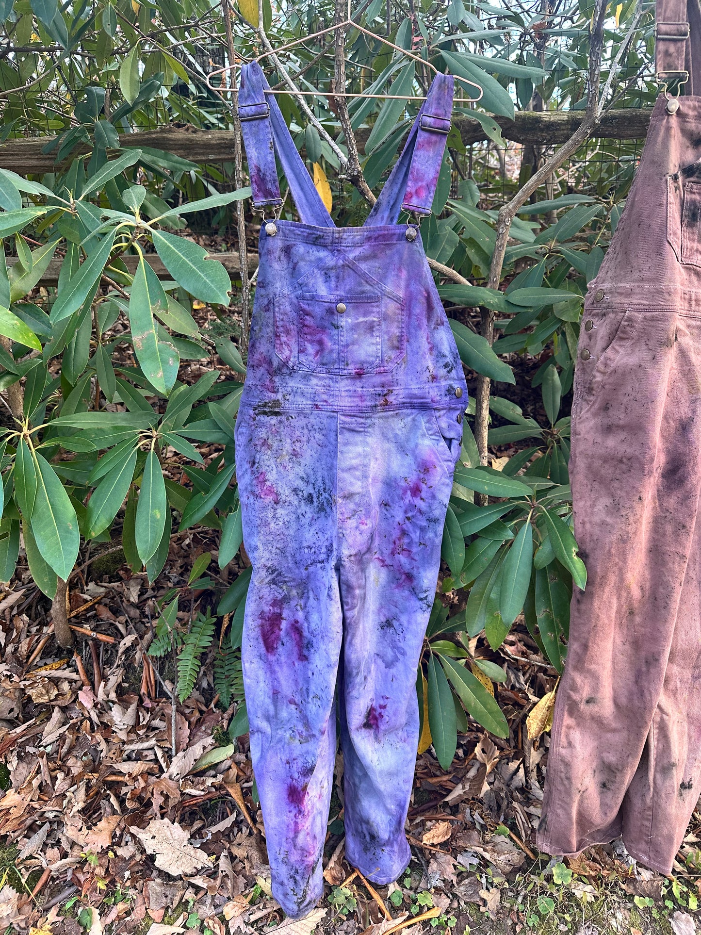 Cotton overalls - space flower