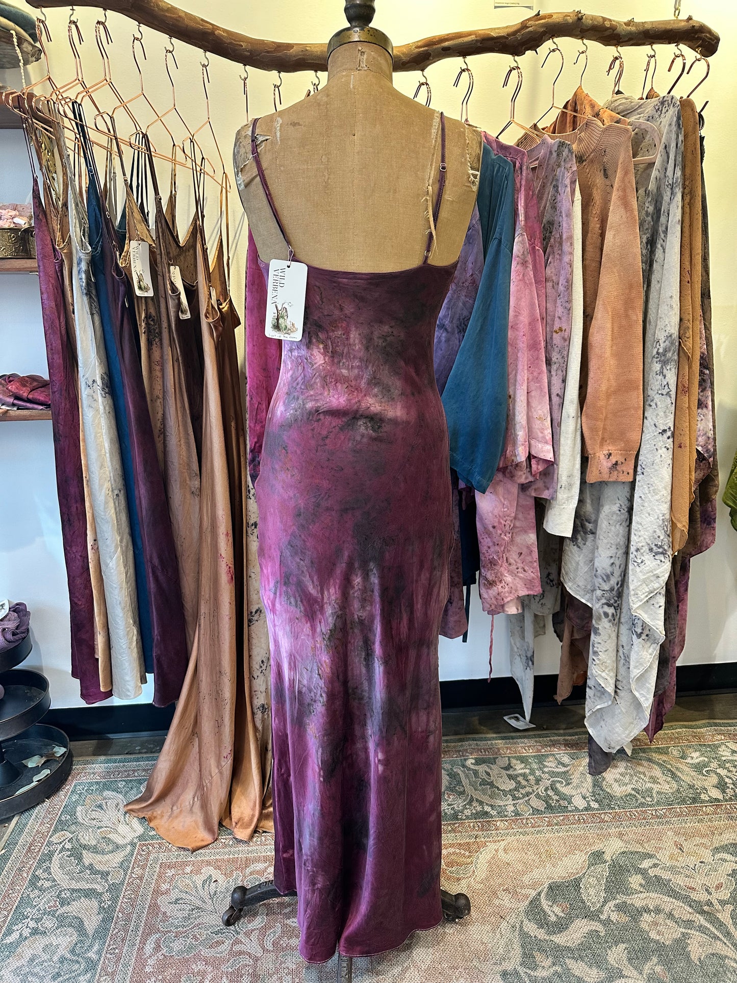 Silk slip dress- light up the room