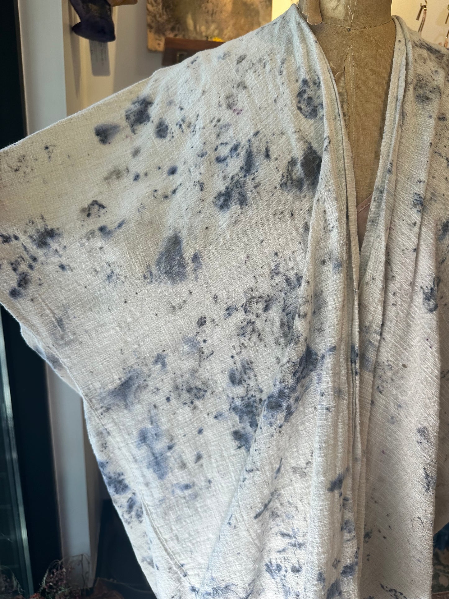 Organic cotton cocoon jacket- bloom wild
