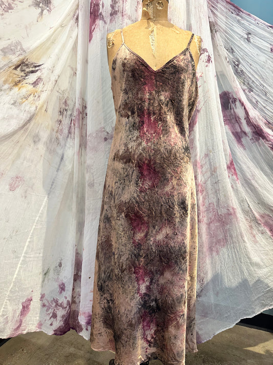 Silk slip dress XL