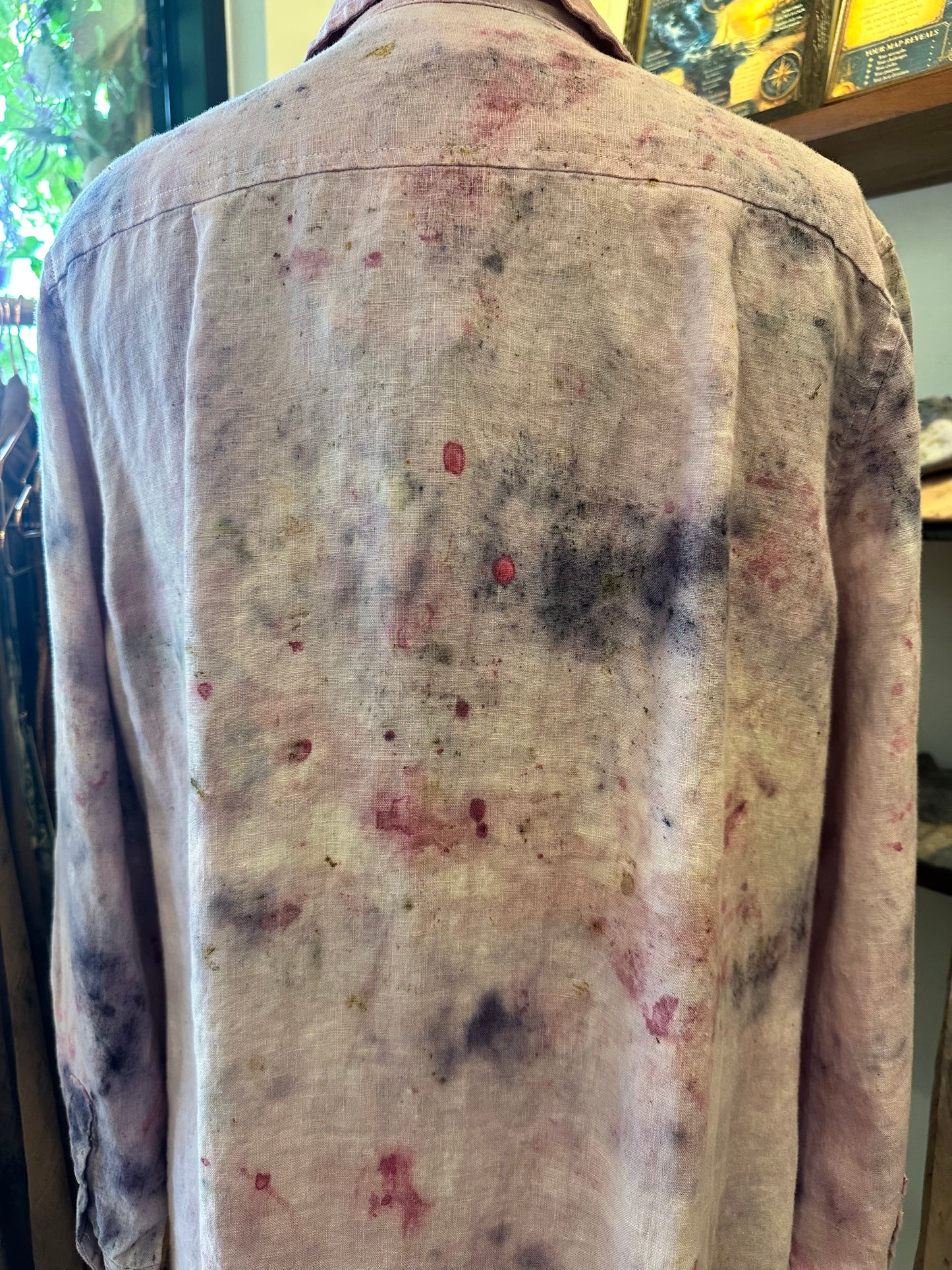 Linen shirt dress - Into the bloom