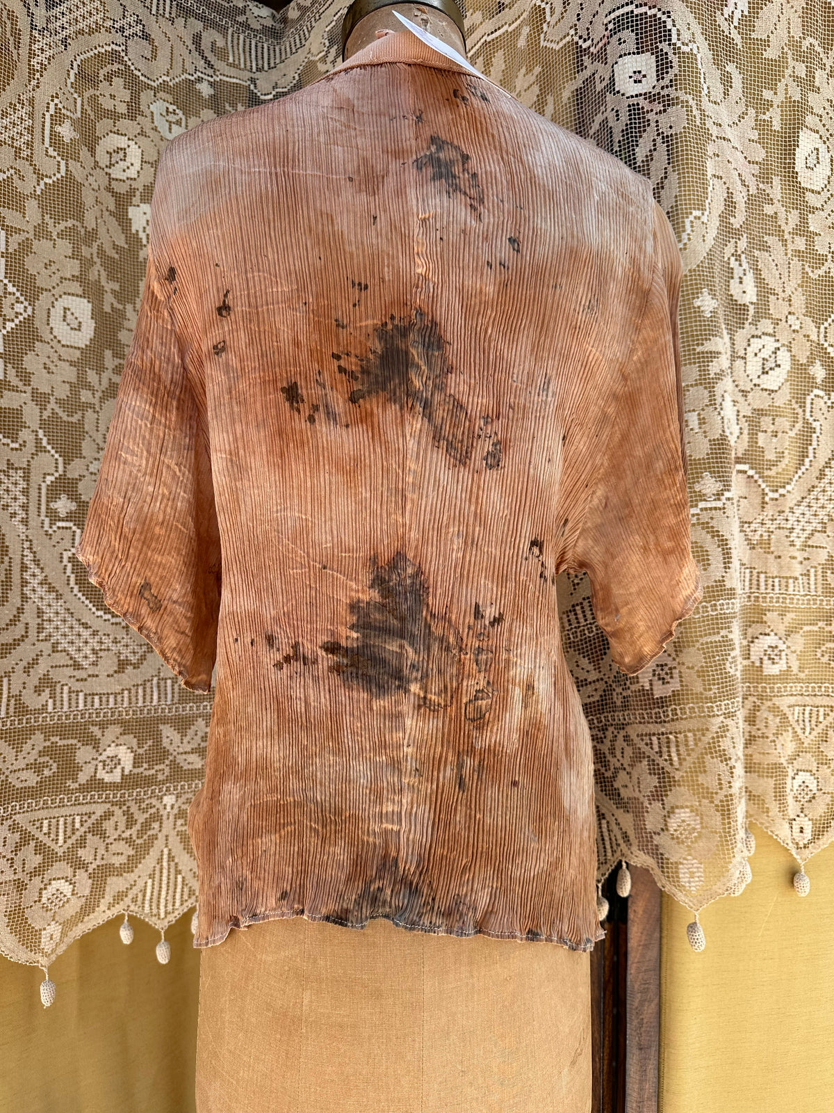 Silk tee shirt - fine wine