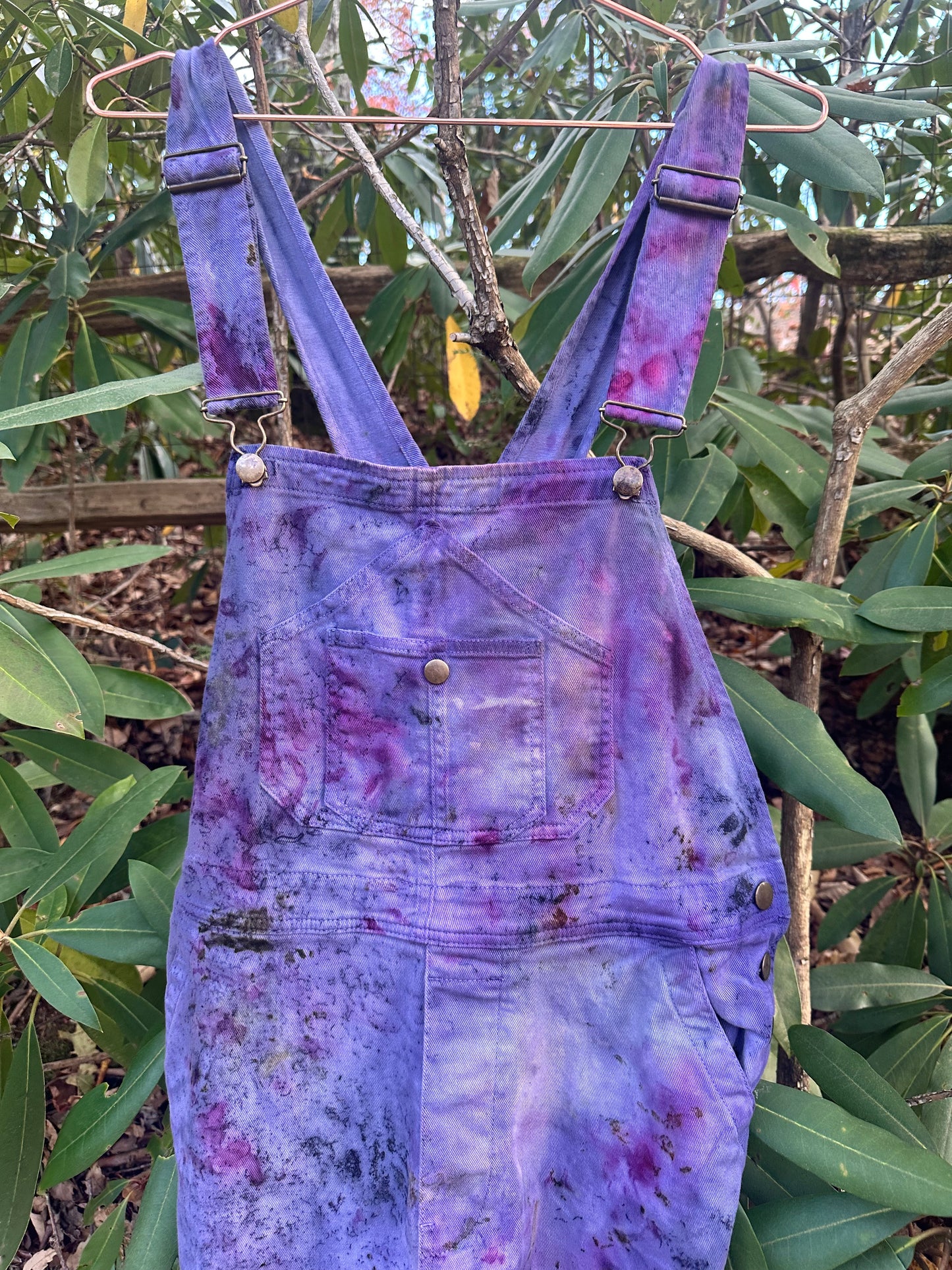 Cotton overalls - space flower