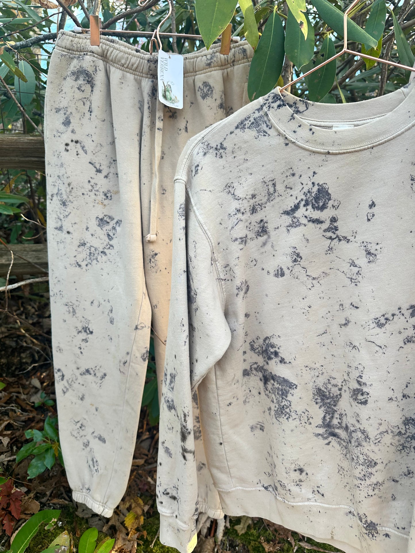 Cotton cozy sweater suit- dreamscape