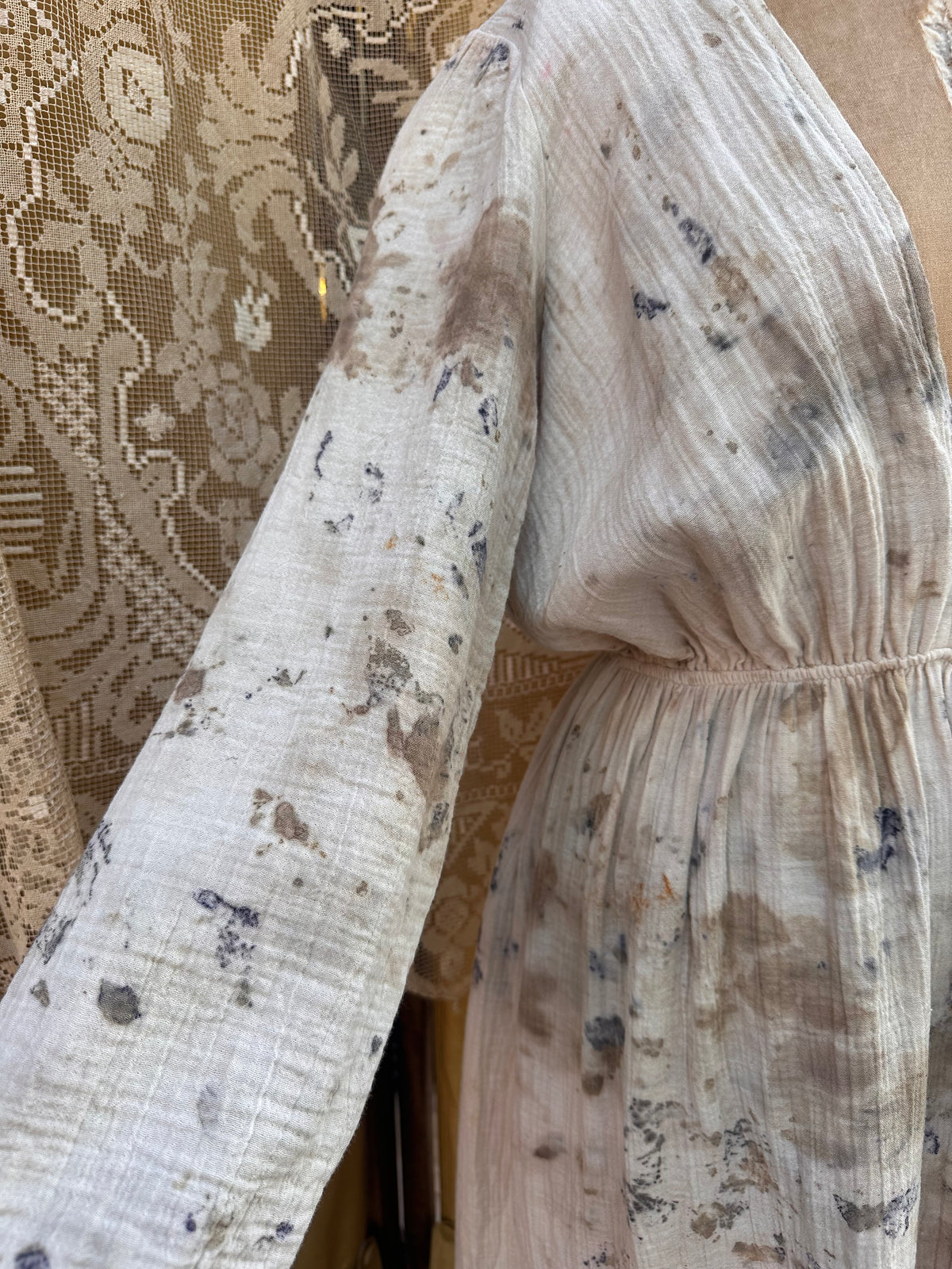 Long sleeve goddess dress - rose medicine