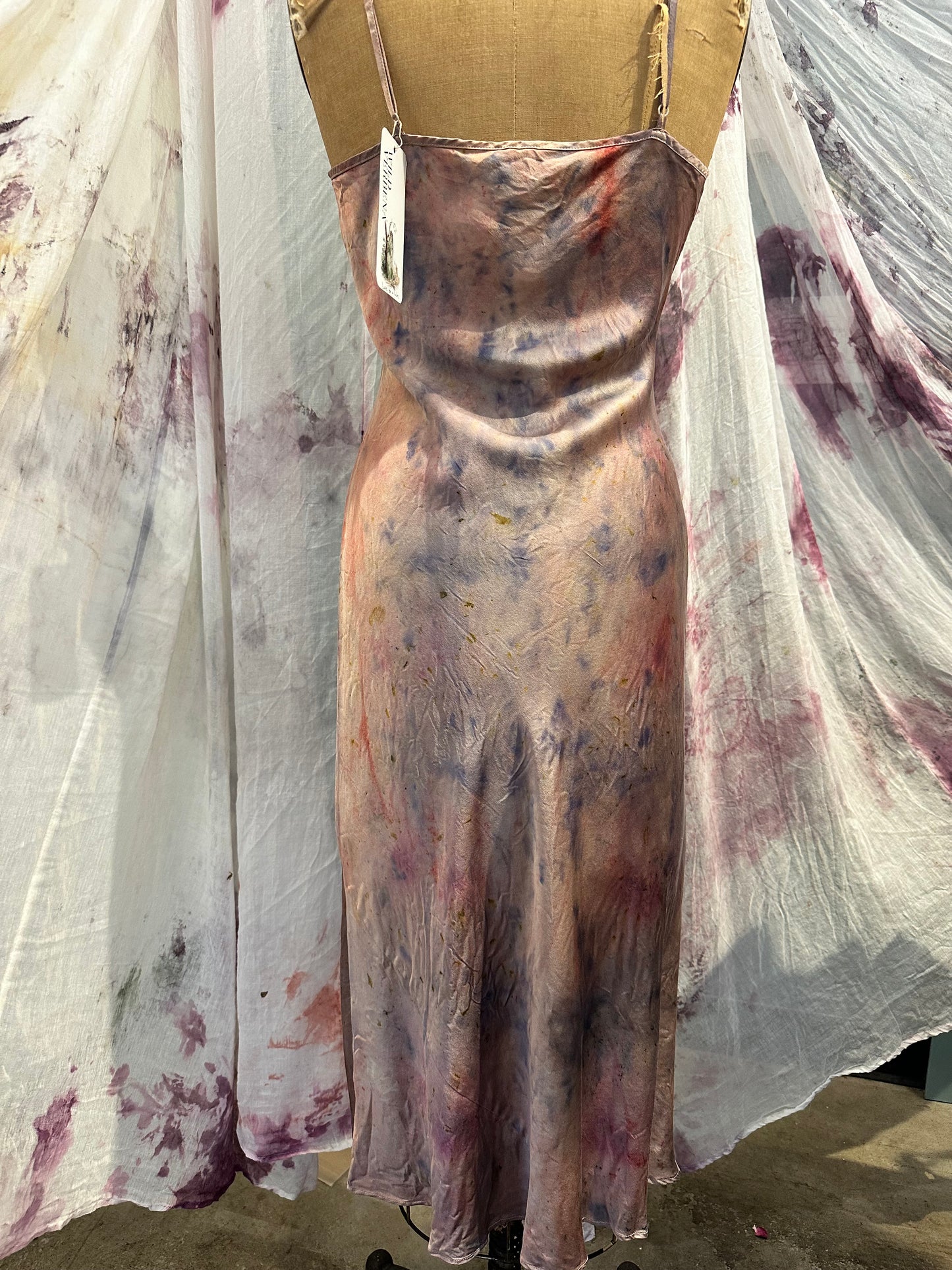 Silk slip dress - luck be a lady