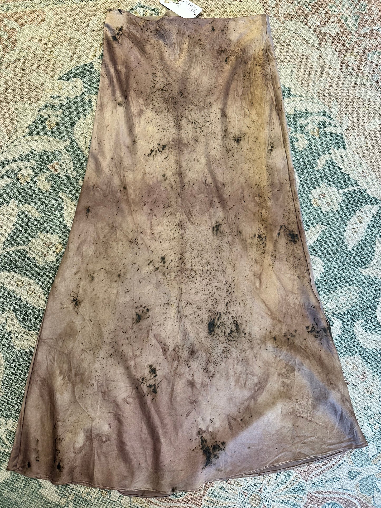 Silk maxi skirt - root