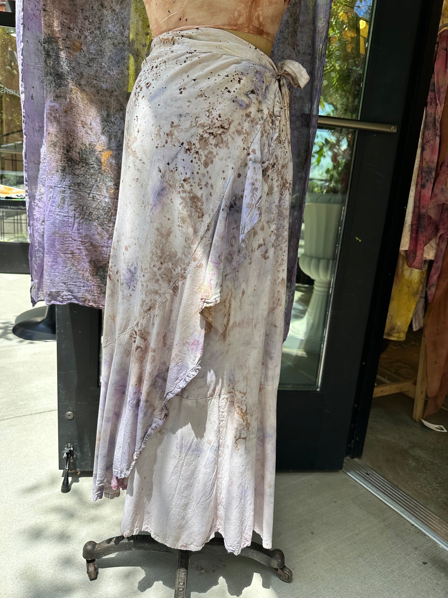 Wrap skirt - deep roots