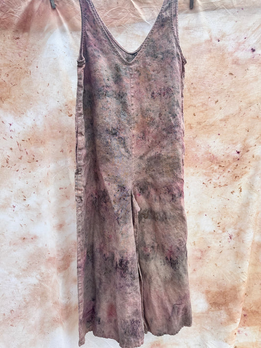 Linen Jumpsuit - Anemone Bloom