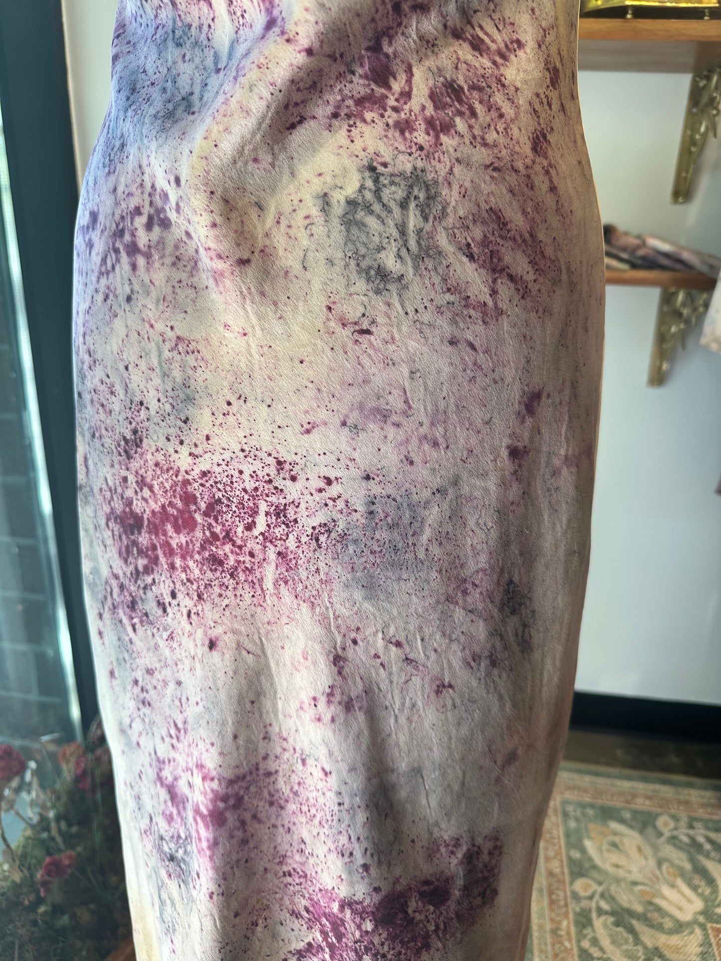 Silk dress - root me in life