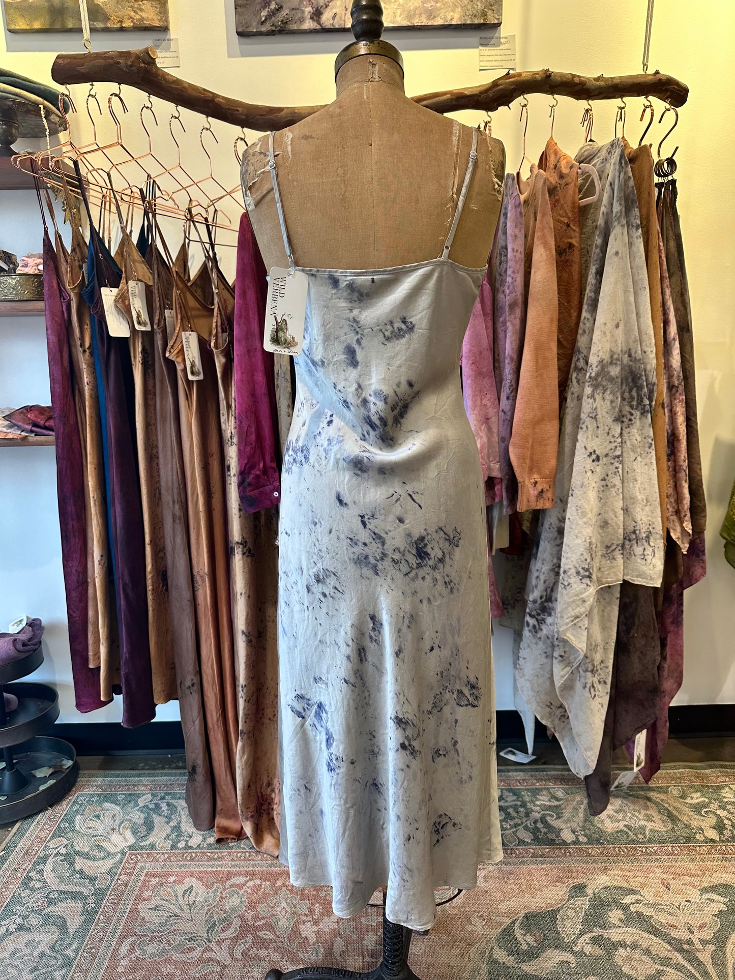 Silk slip dress - open & soften