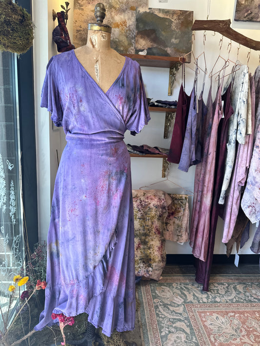 Wrap dress - rooted