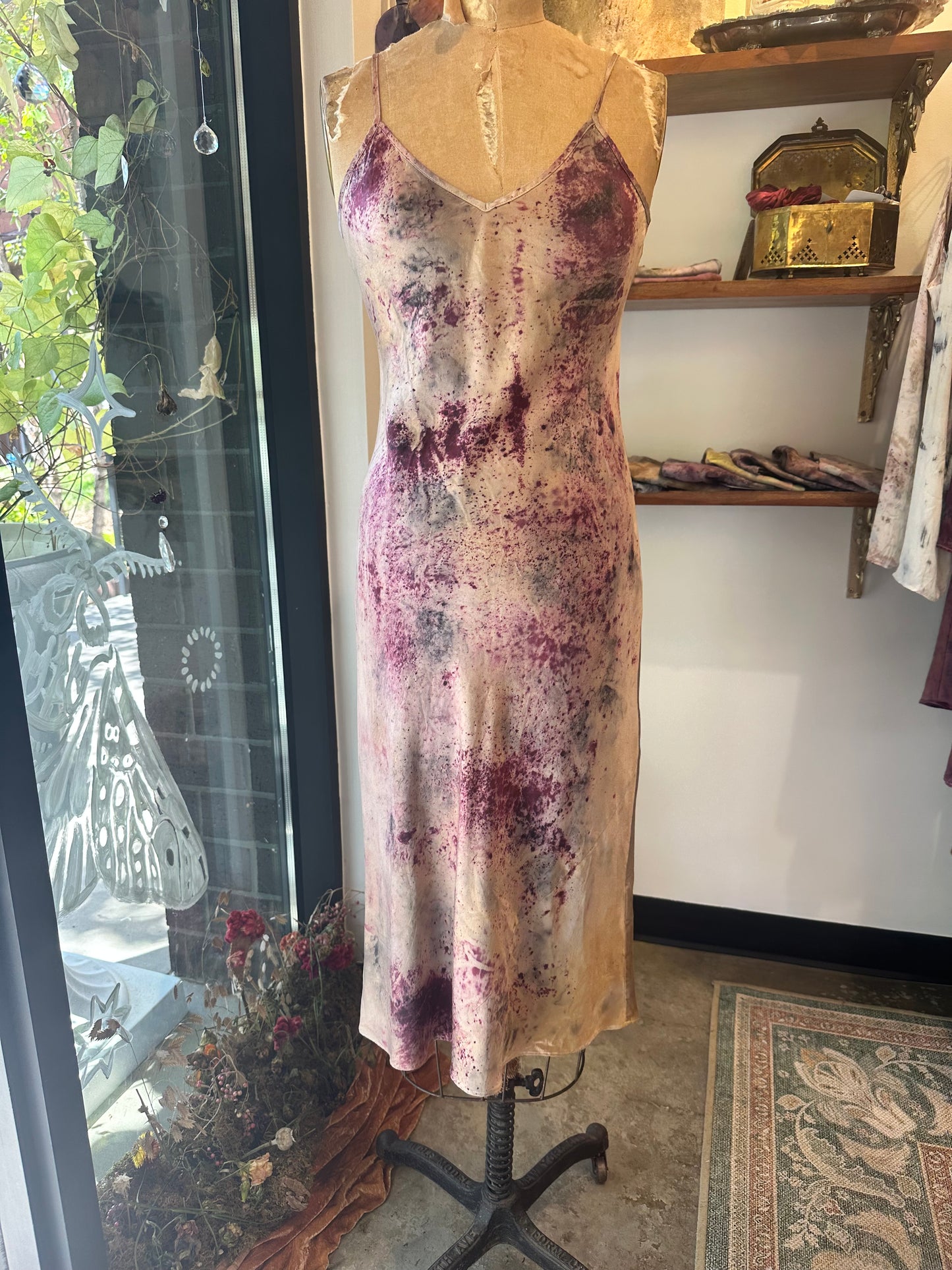Silk dress - root me in life
