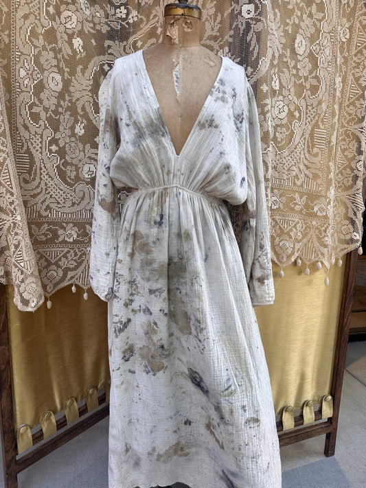 Long sleeve goddess dress - rose medicine