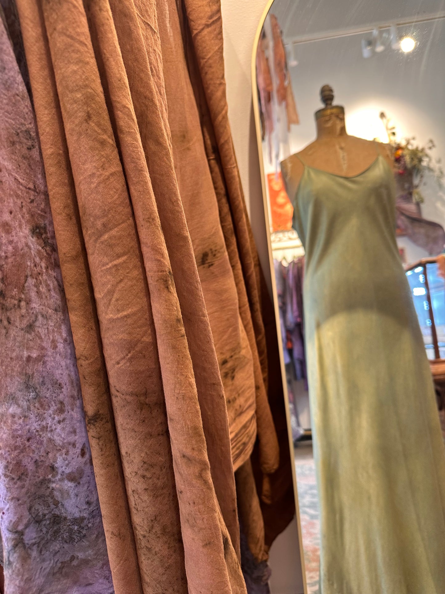 Silk slip dress - mermaid