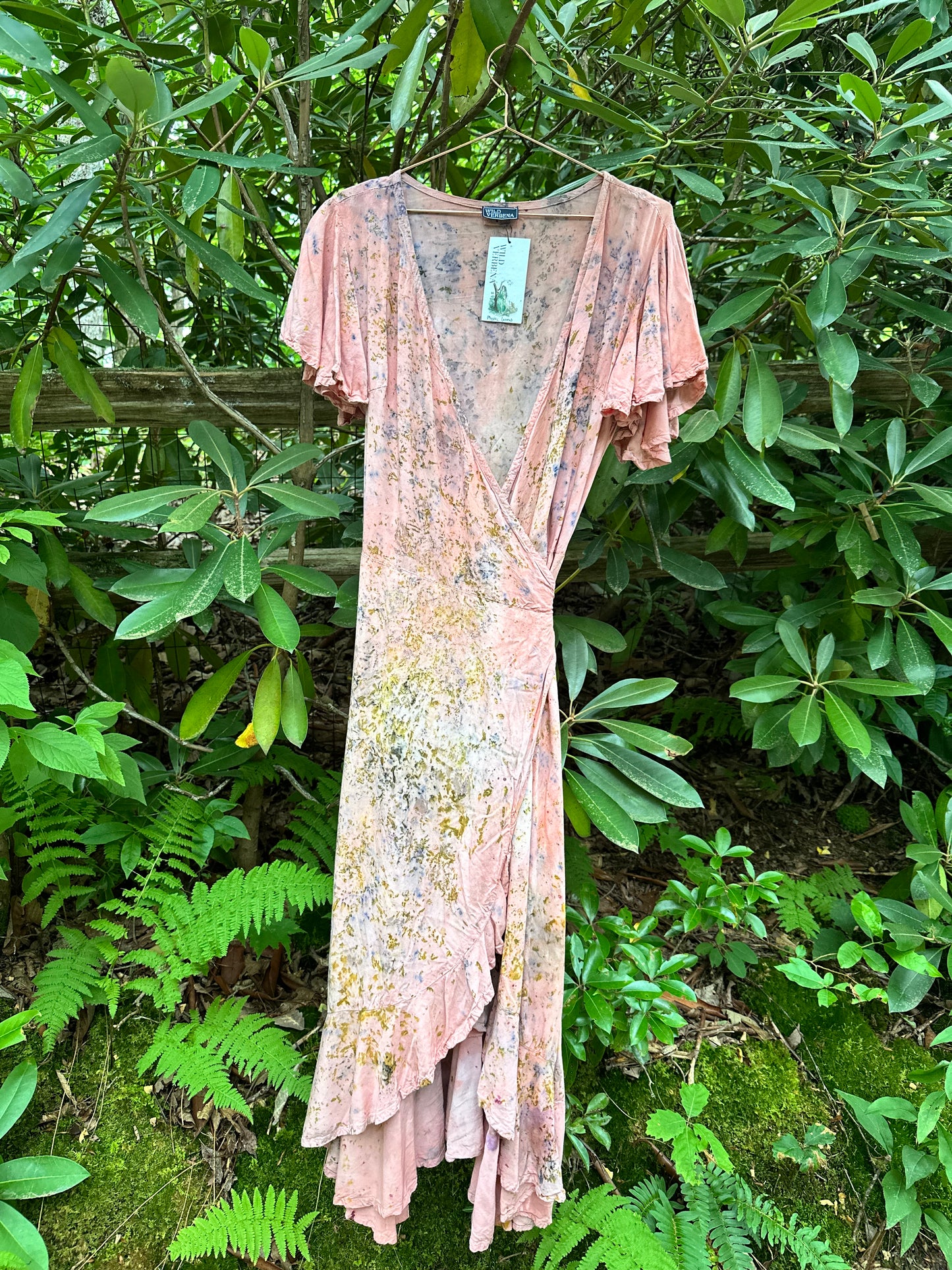 Plant magic wrap dress - Mystic Cosmos