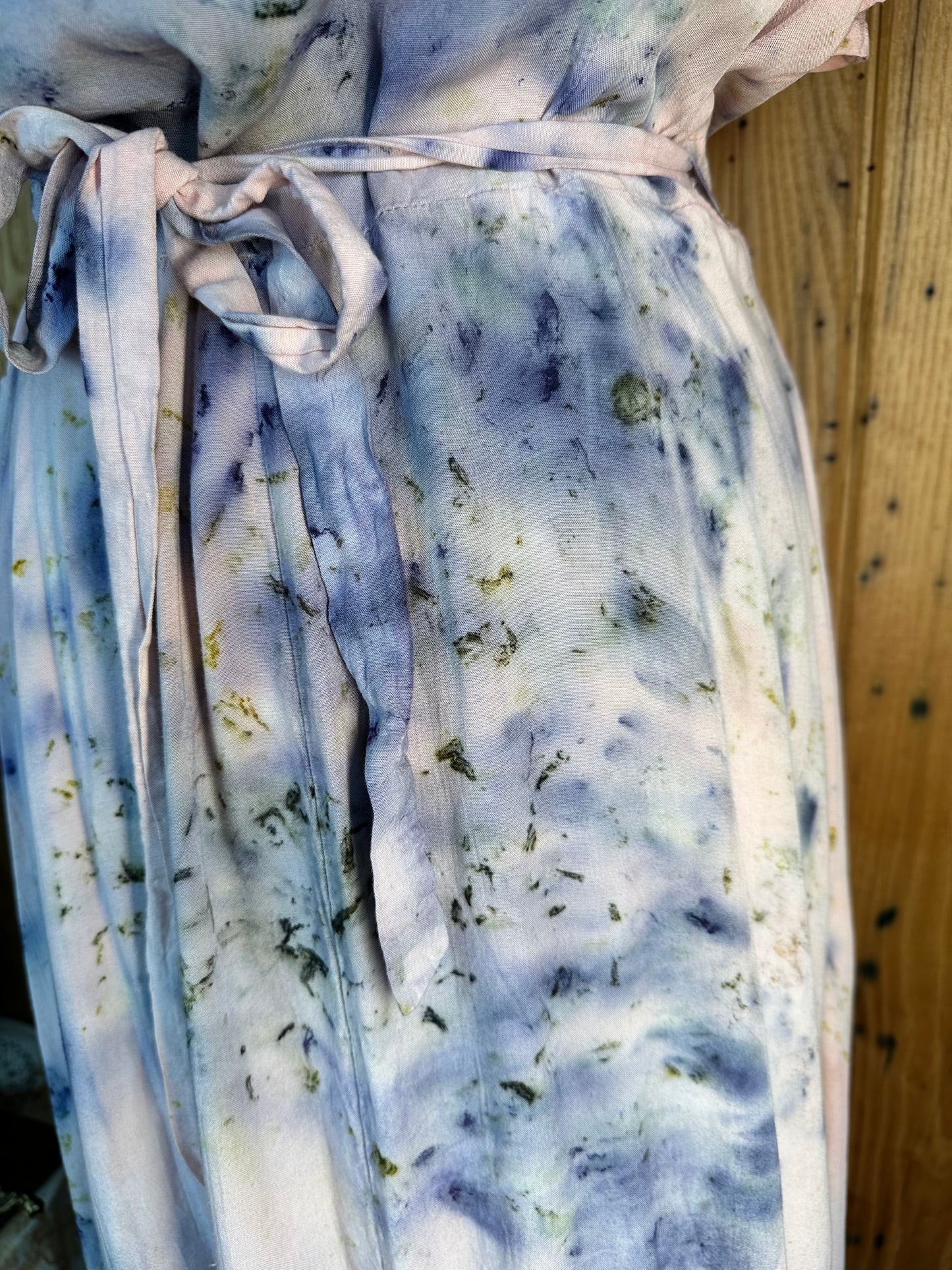 Wrap dress - cardamom and rose