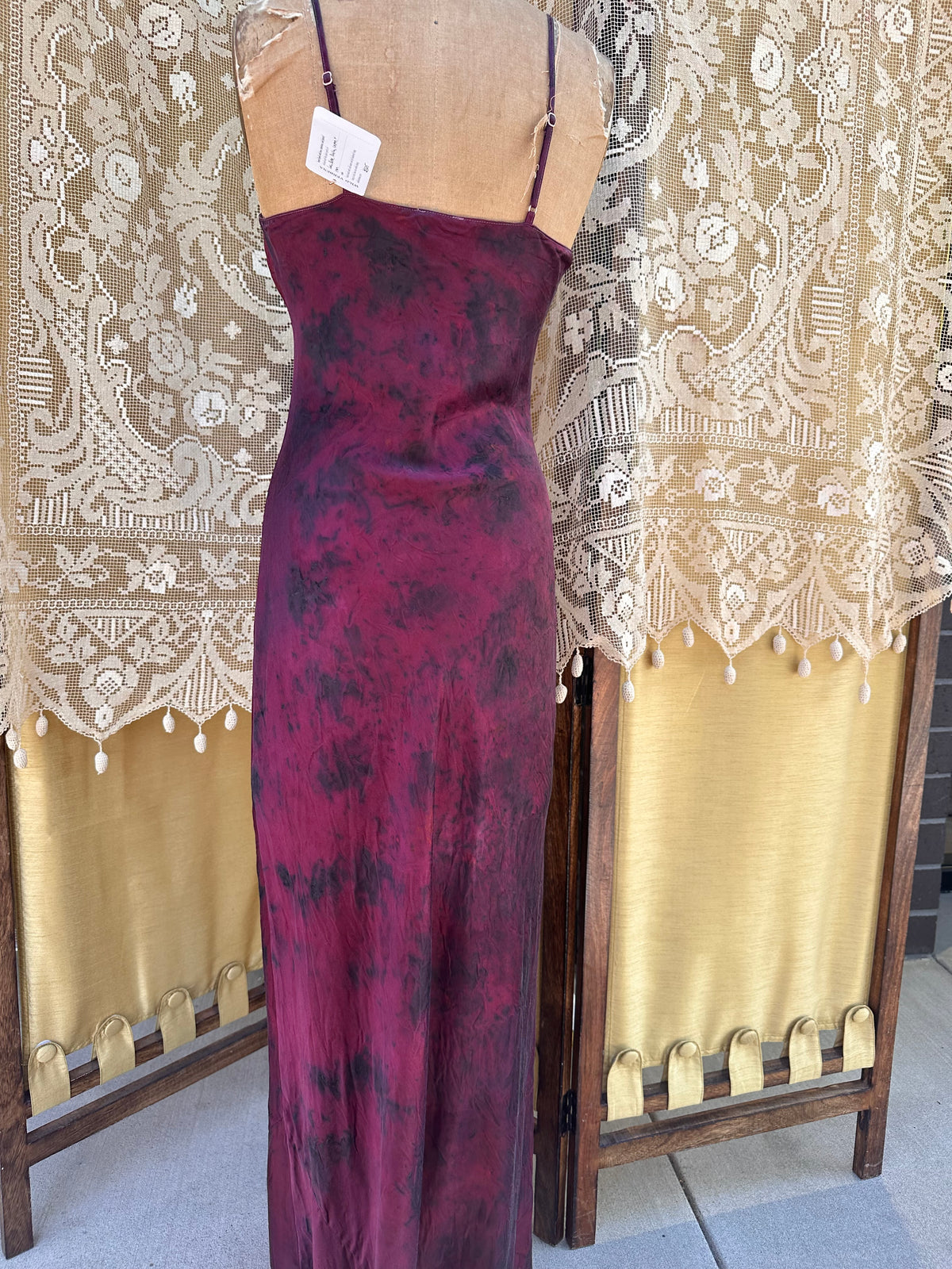 Silk slip dress - divine protection