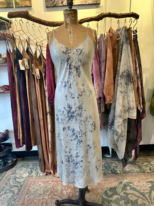 Silk slip dress - open & soften