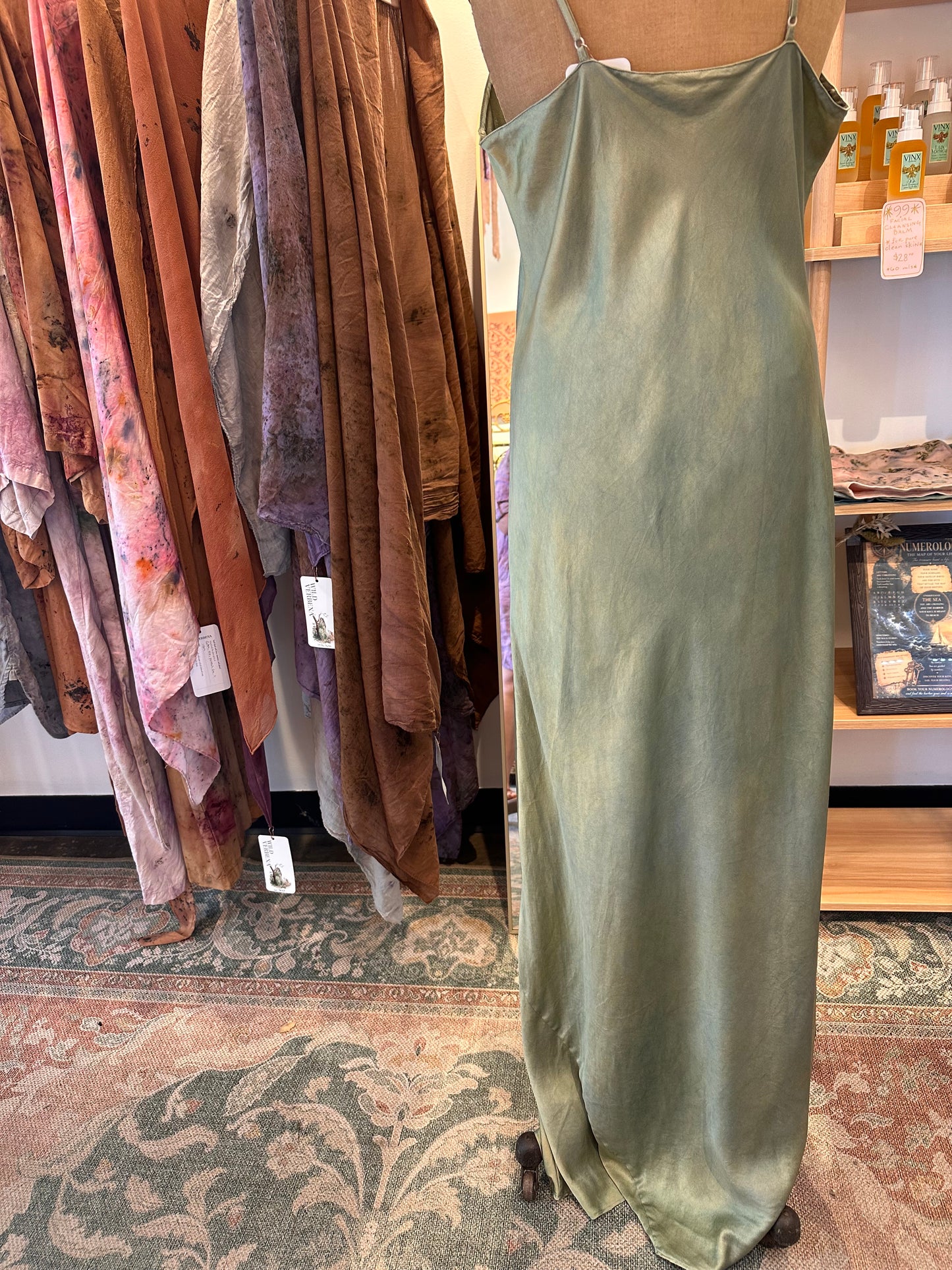 Silk slip dress - mermaid