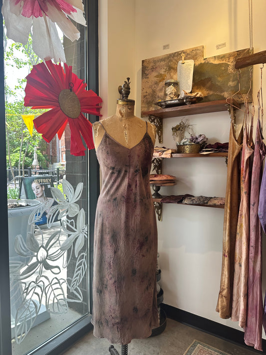 Silk slip dress - earth my body