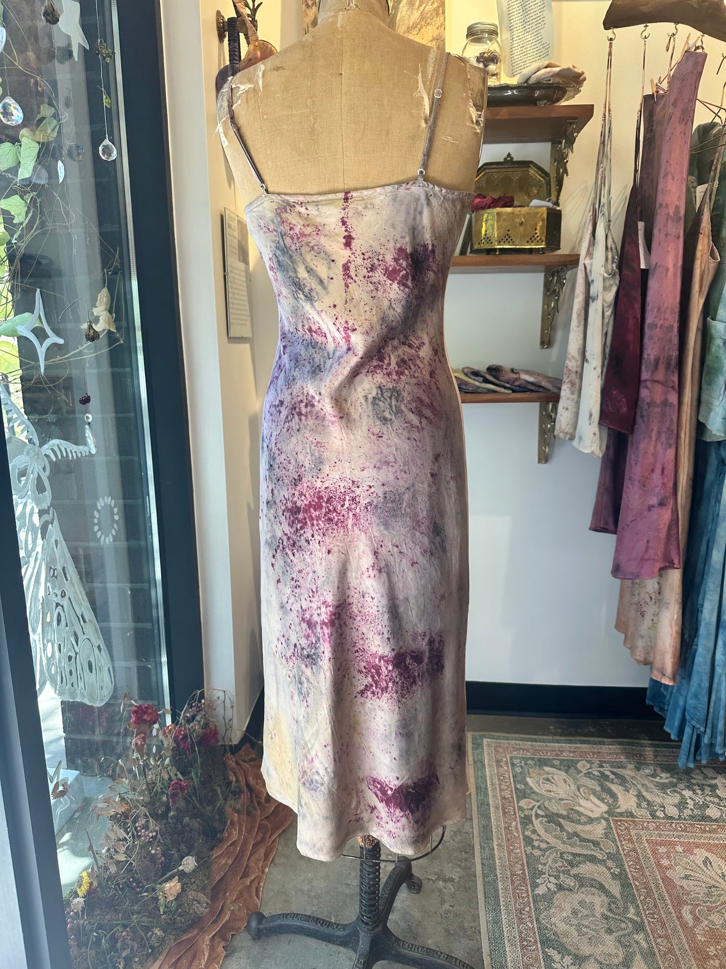 Silk dress - root me in life