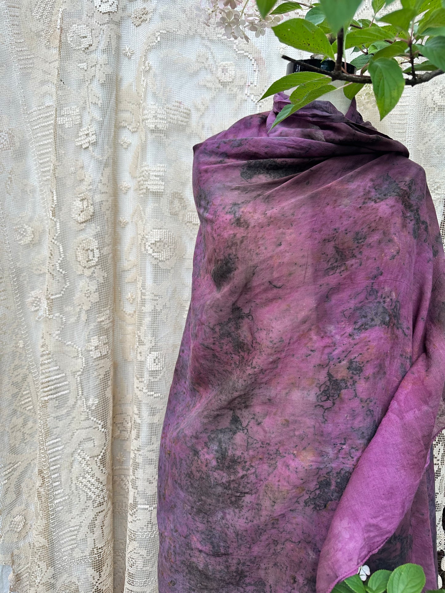Xl organic cotton shawl / sarong - protection 🥀⚔️🥀