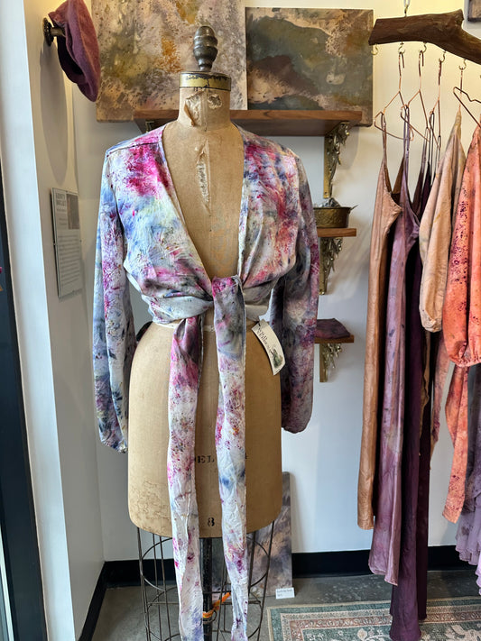 Silk wrap top- ignite