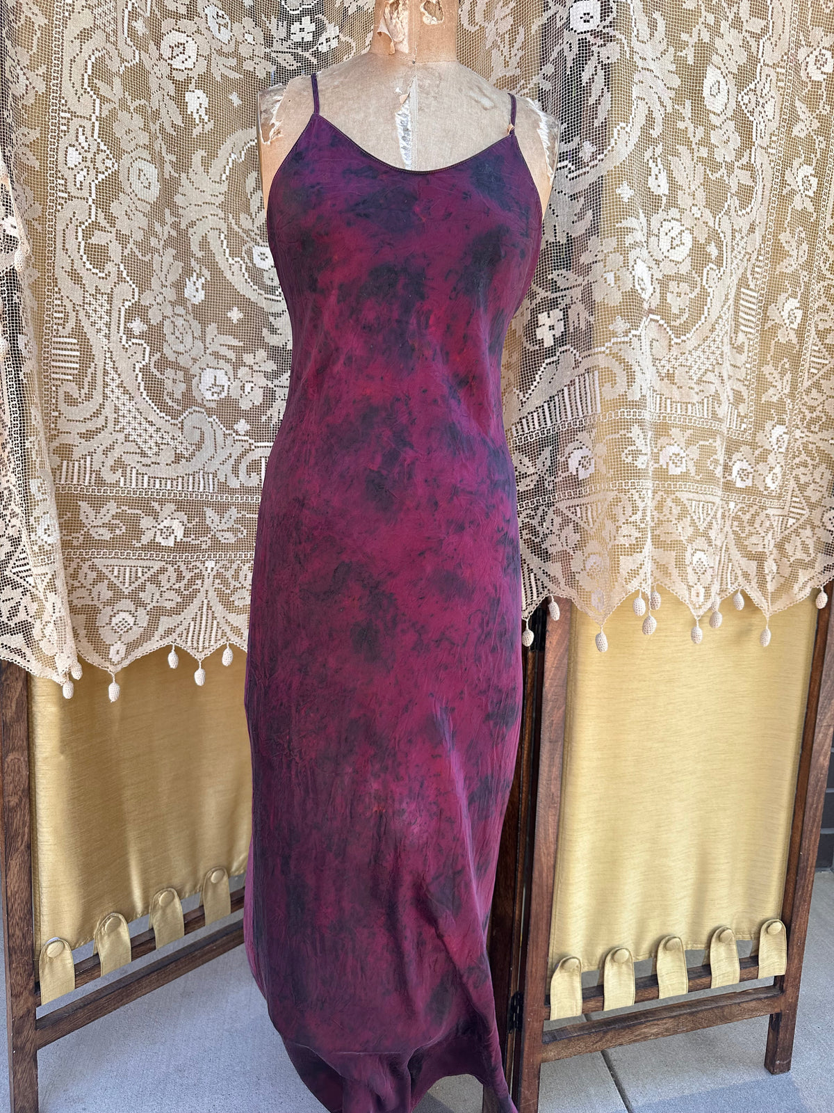 Silk slip dress - divine protection