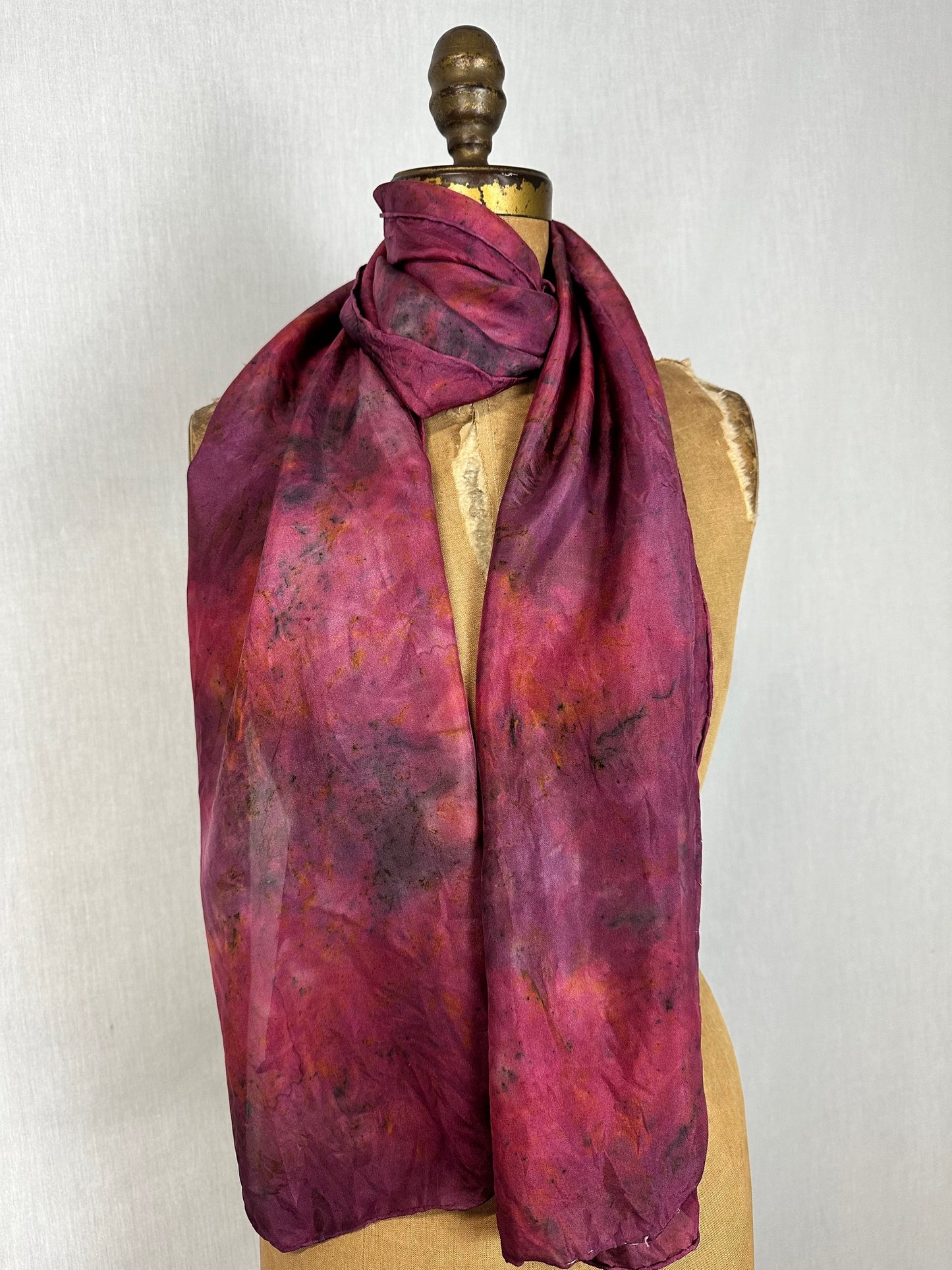 Silk Scarf - Dancing in the flames of the Dark Goddess
