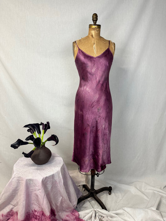 Silk Slip Dress - Flower Goddess