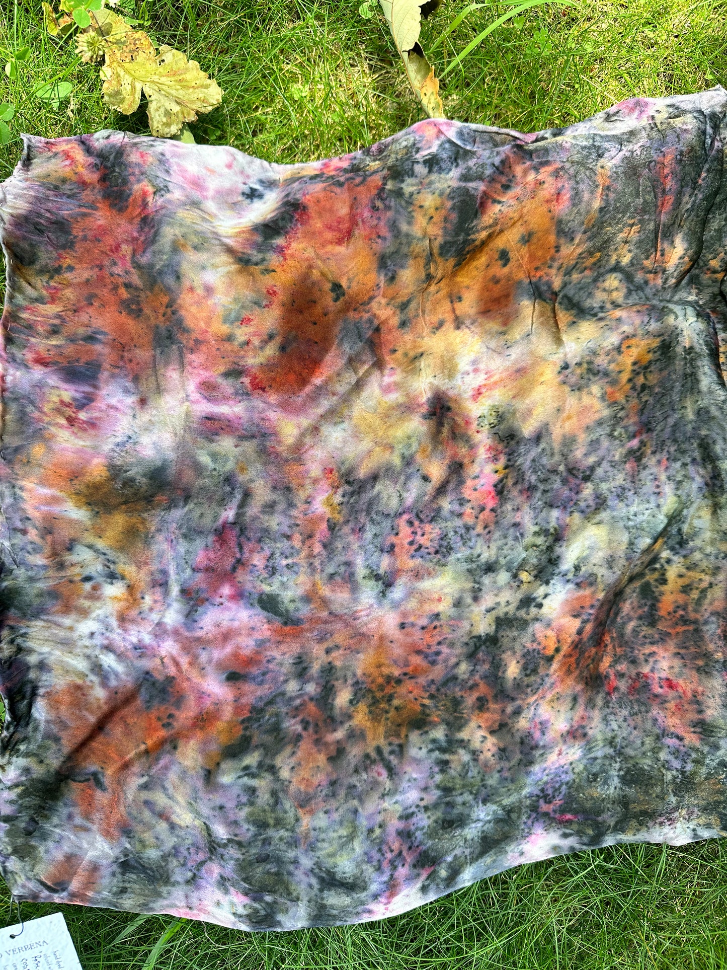 Silk bandana / altar cloth- Tale of Soul