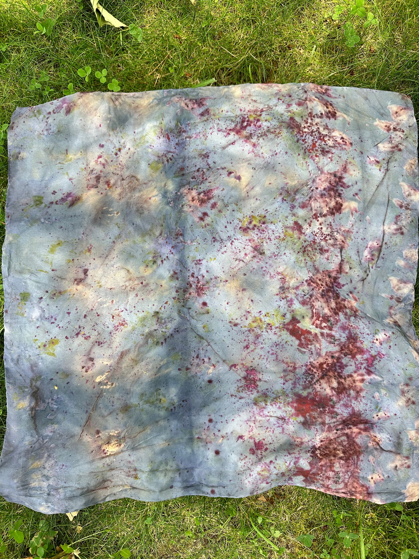 Silk bandana / altar cloth - twilight