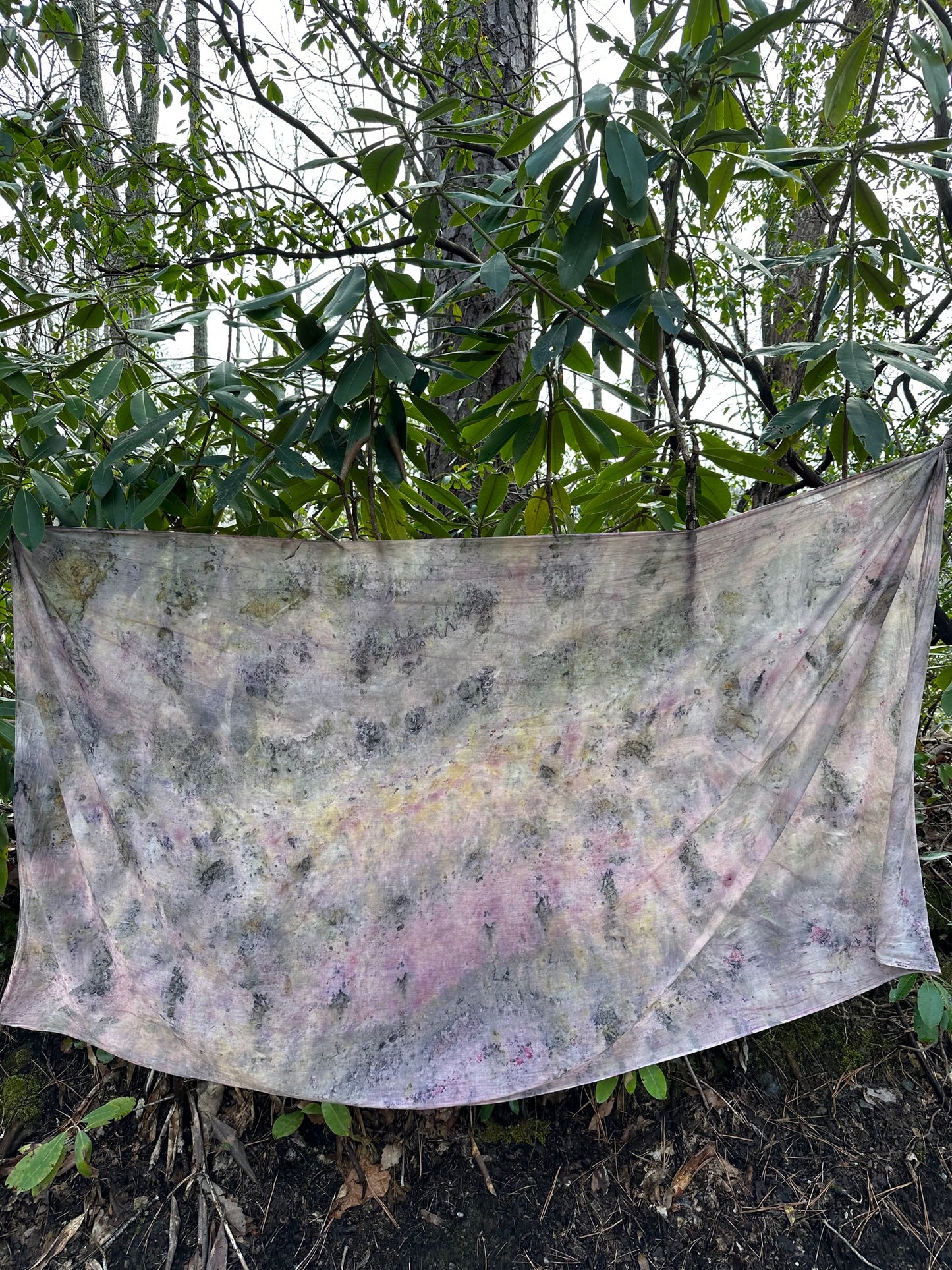 Large Organic Shawl - Dip Into Sacred Waters