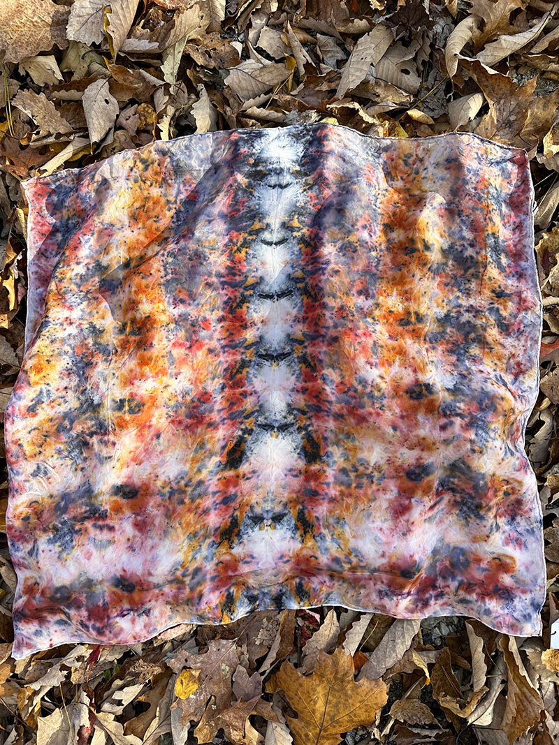 Large Silk Bandana / Altar Cloth - Bird By Bird