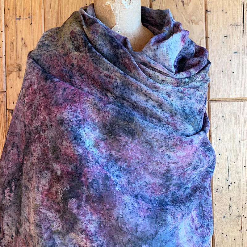 Organic Cotton Medicine Shawl - Adriatic Sea