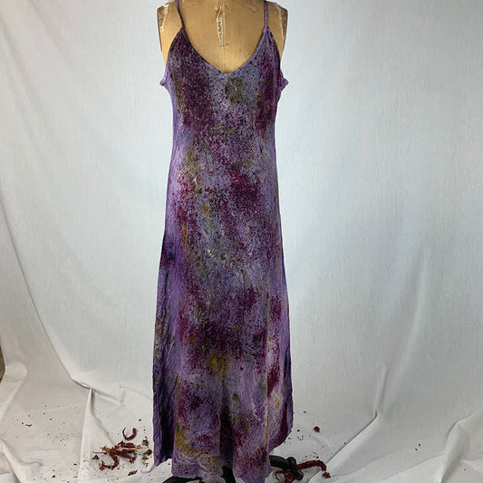 Hemp bias cut dress - Omega Nebula