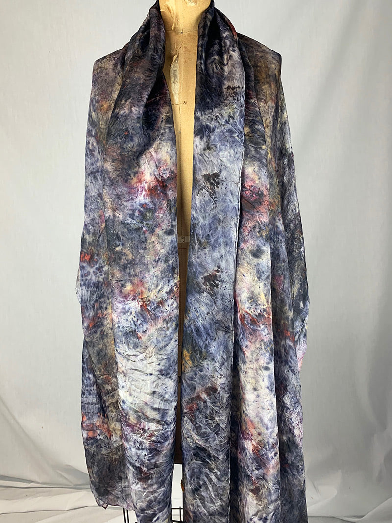 Plant Magick Large Silk Shawl - Earth & Sky