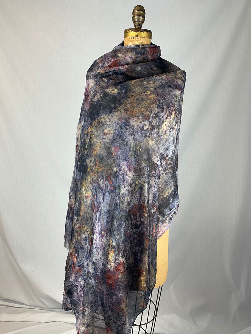 Plant Magick Large Silk Shawl - Earth & Sky