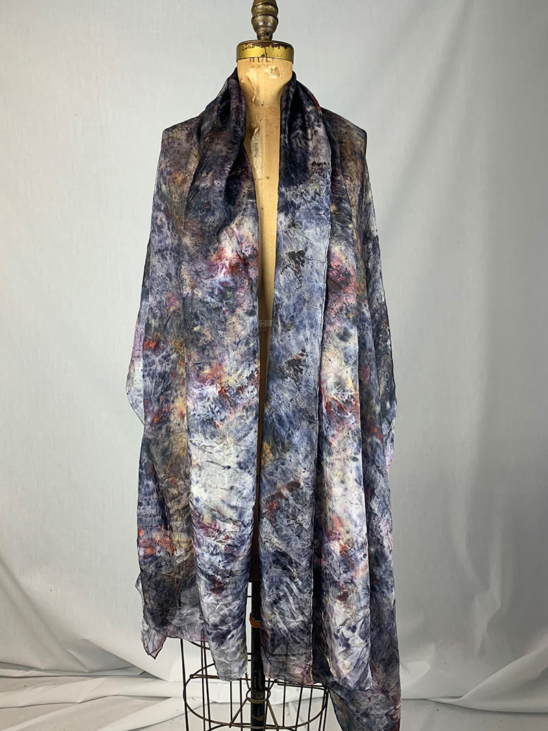 Plant Magick Large Silk Shawl - Earth & Sky