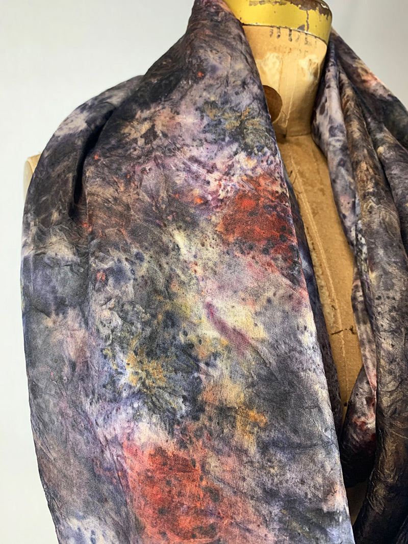 Plant Magick Large Silk Shawl - Earth & Sky