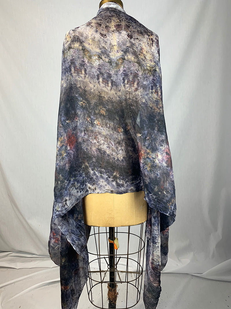 Plant Magick Large Silk Shawl - Earth & Sky