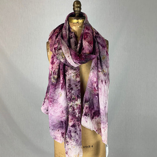 Organic Cotton Shawl - Dragon Flower Magic