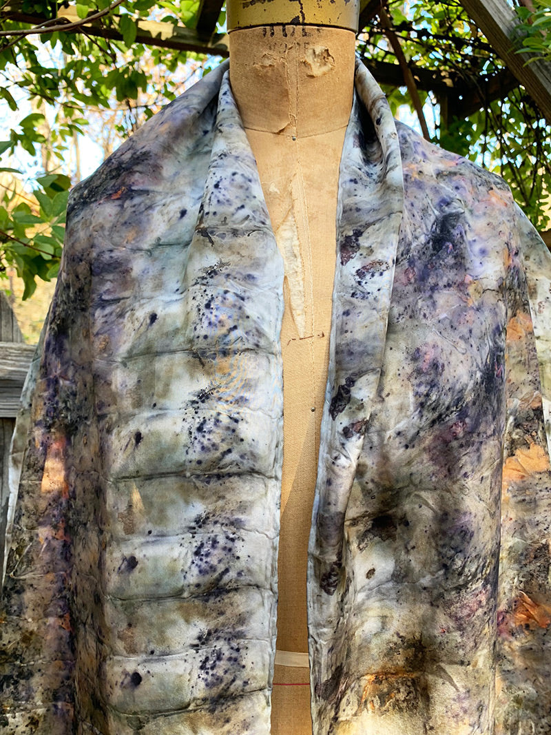 Silk Medicine Shawl - Forest Song