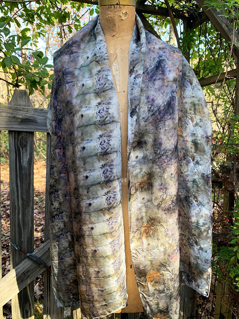 Silk Medicine Shawl - Forest Song