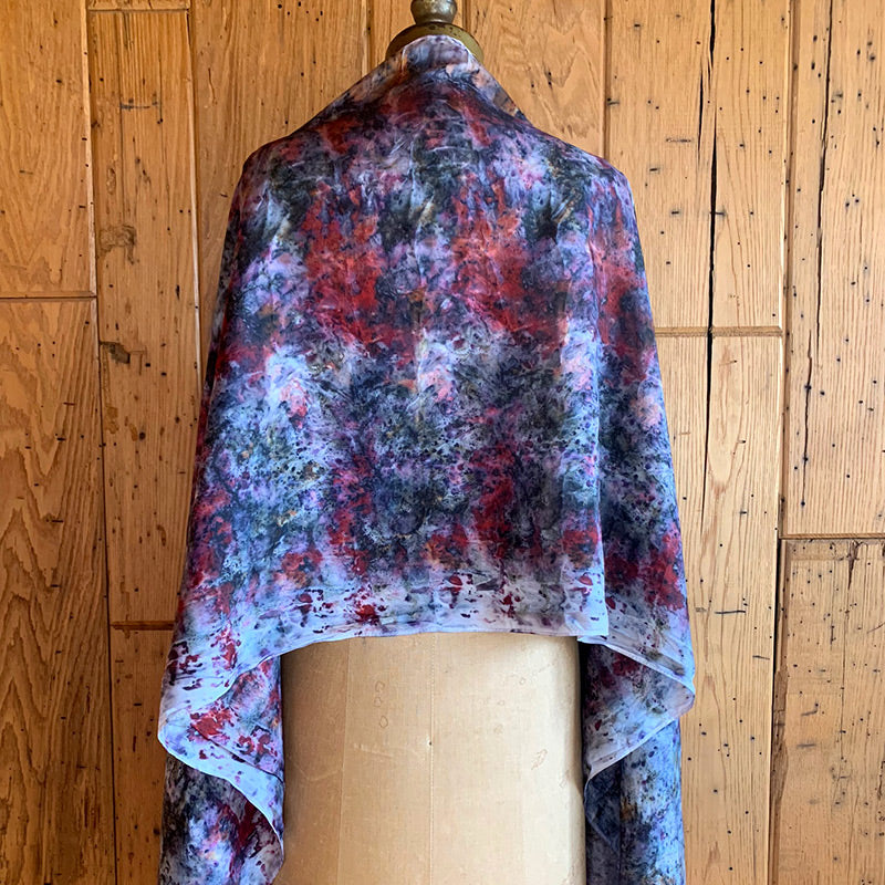 Silk Medicine Shawl - Fire Tender