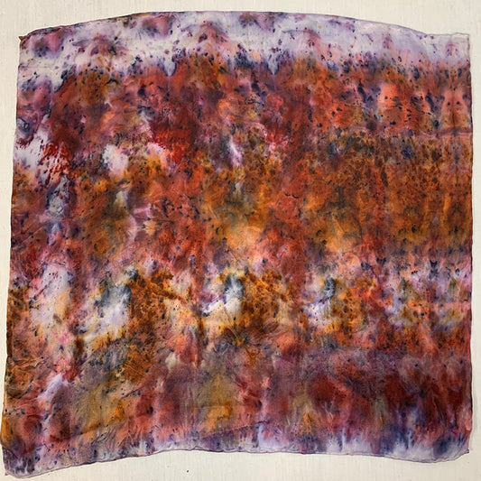 Silk Bandana / Altar Cloth - Fire Opal